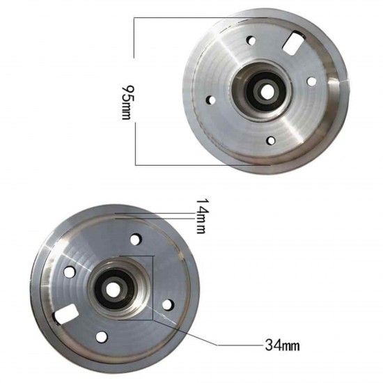  Wheel disc 8 inch (hub)